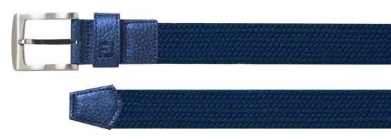 Damen Geflochtener Damen Stretchgürtel, marine