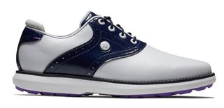 FootJoy Traditions Damen Golfschuhe, weiss/dunkelblau