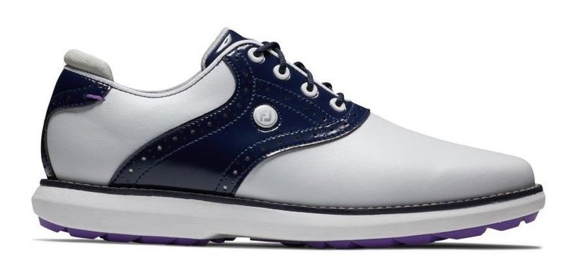 FootJoy Traditions Damen Golfschuhe, weiss/dunkelblau