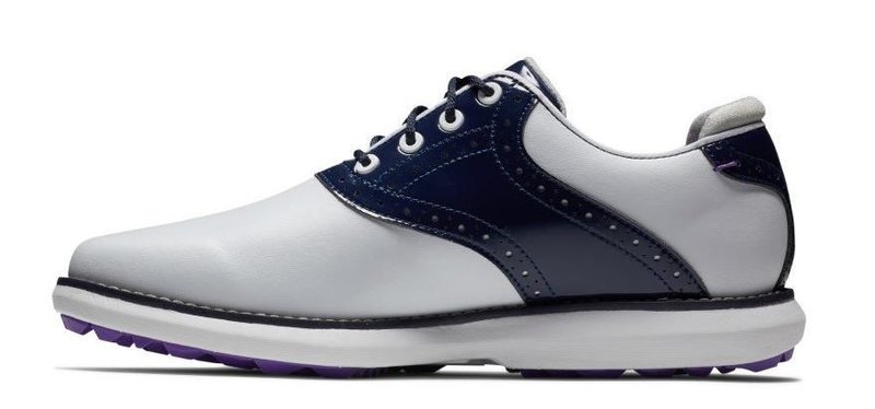 FootJoy Traditions Damen Golfschuhe, weiss/dunkelblau