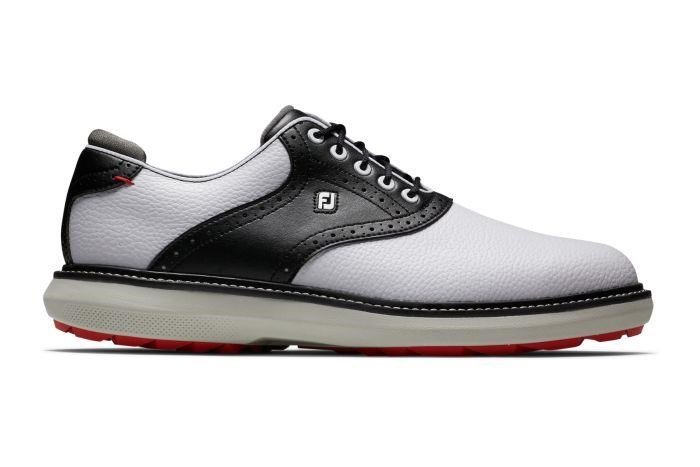 FootJoy Traditions Herren Golfschuhe, weiss/schwarz