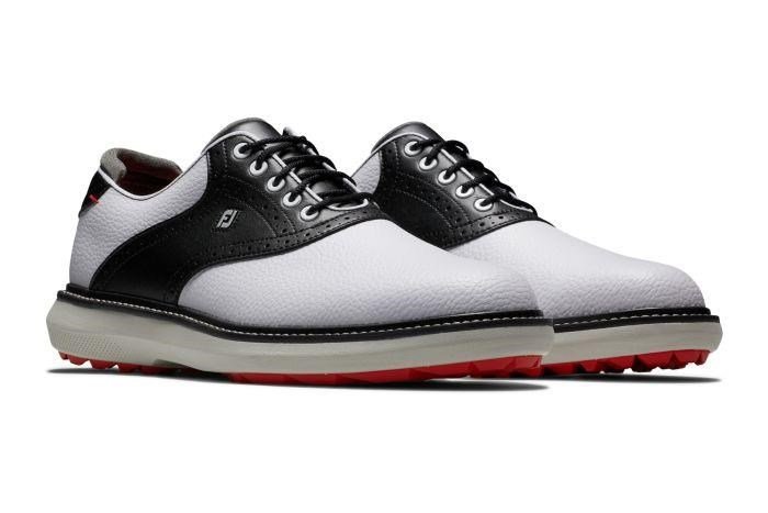 FootJoy Traditions Herren Golfschuhe, weiss/schwarz