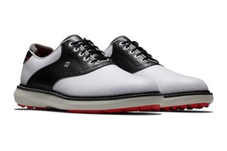 FootJoy Traditions Herren Golfschuhe, weiss/schwarz