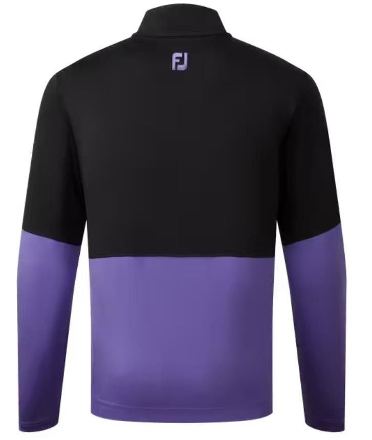 FootJoy Colour Block Herren Sweatshirt, schwarz/lila