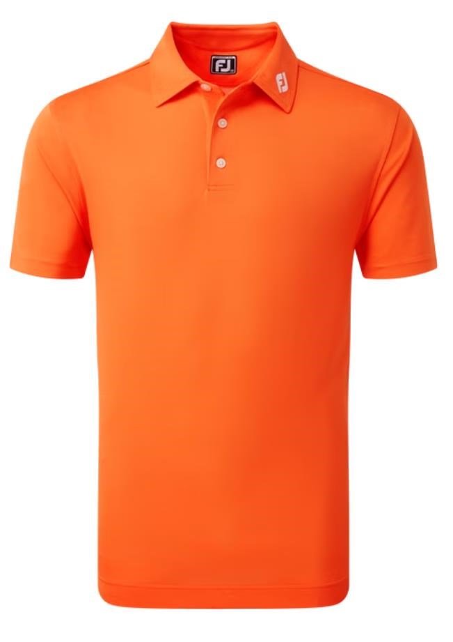 FootJoy Stretch Pique Solid Herren Poloshirt, Orange