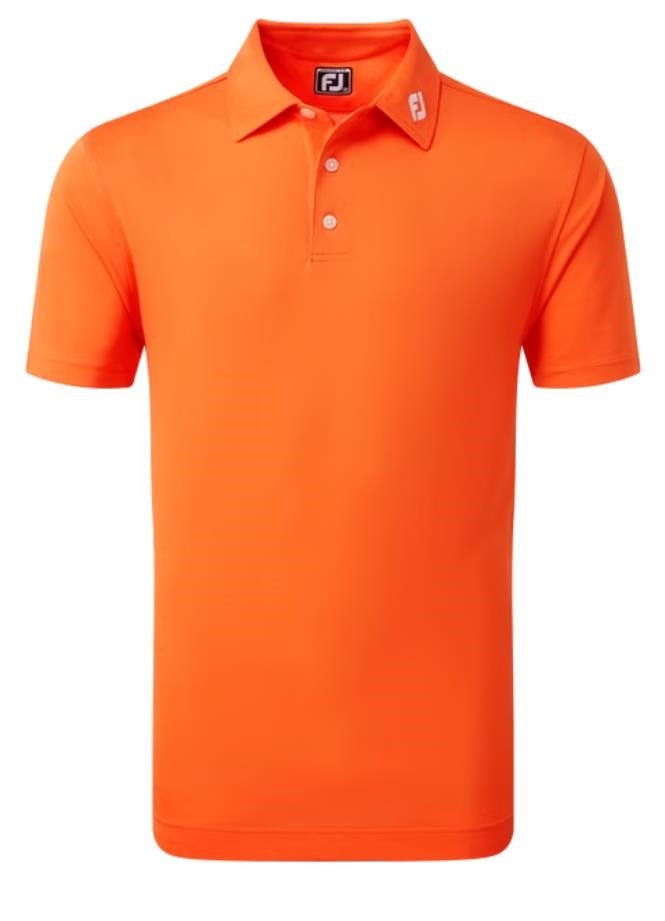 FootJoy Stretch Pique Solid Herren Poloshirt, Orange