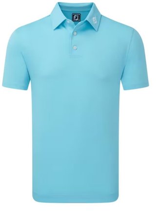 FootJoy Stretch Pique Solid Herren Poloshirt, blau