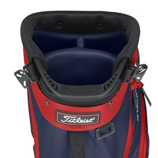Titleist Players StaDry 4 Standbag, dunkelblau/weiss/rot
