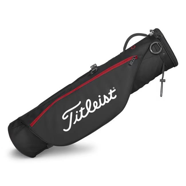Titleist Carry Pencil Bag, schwarz/rot