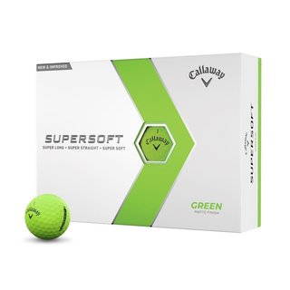 Callaway Supersoft Matte Golfbälle, grün