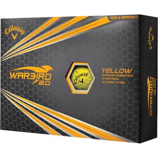 Callaway Warbird 2.0 Golfbälle, gelb