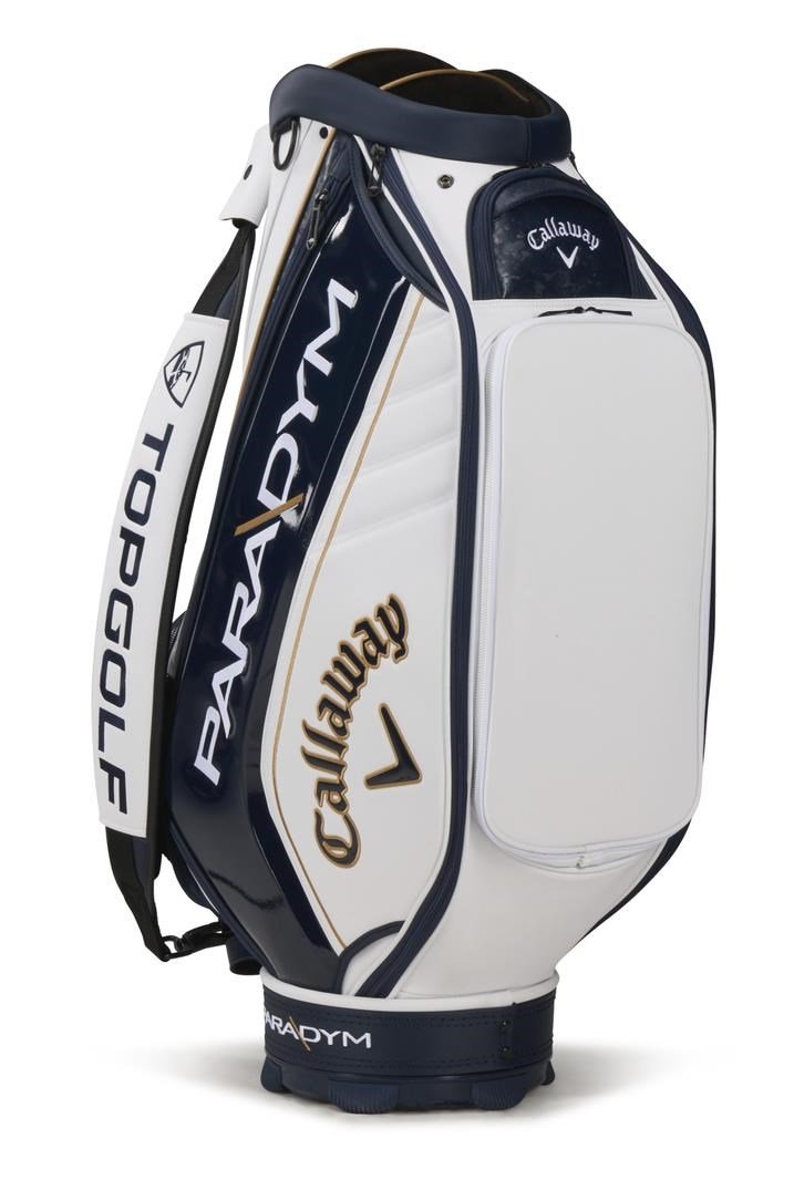 Callaway Paradym Staffbag, dunkelblau/weiss/gold