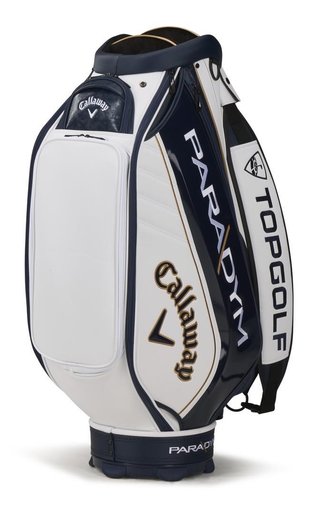 Callaway Paradym Staffbag, dunkelblau/weiss/gold