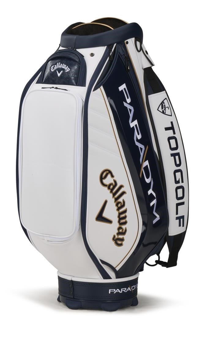 Callaway Paradym Staffbag, dunkelblau/weiss/gold