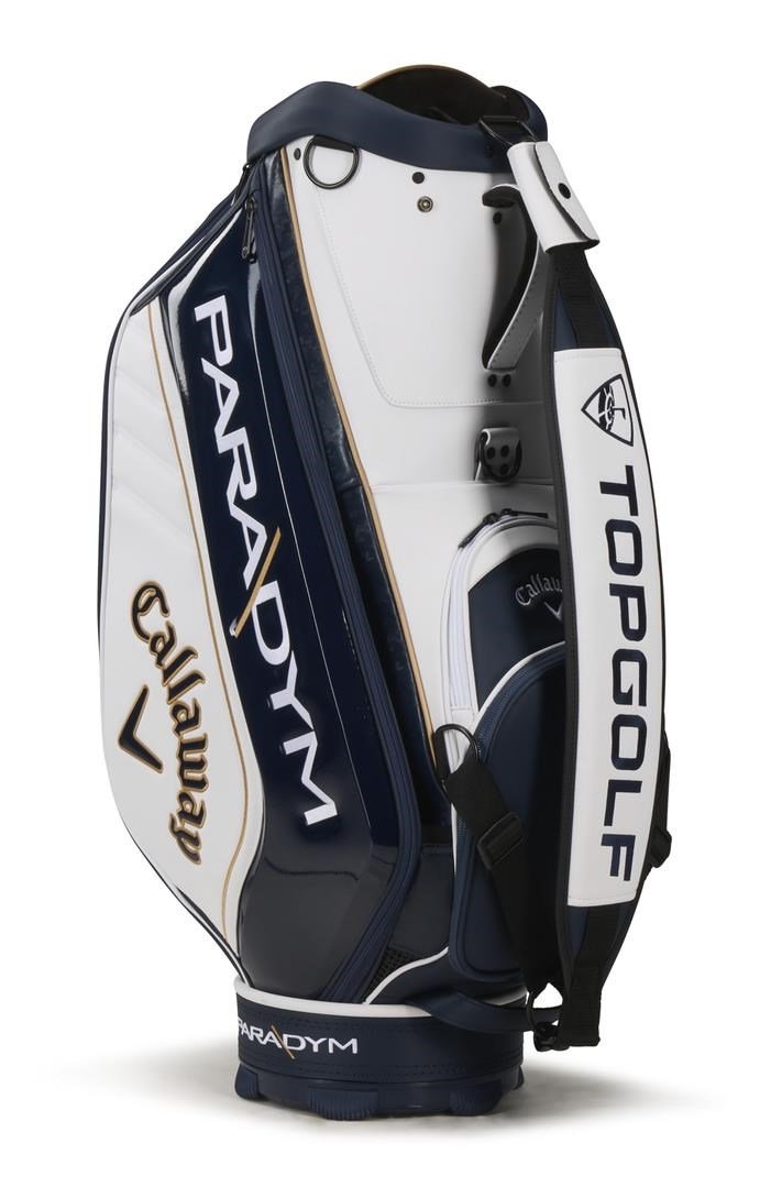 Callaway Paradym Staffbag, dunkelblau/weiss/gold