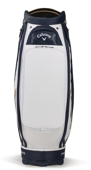 Callaway Paradym Staffbag, dunkelblau/weiss/gold