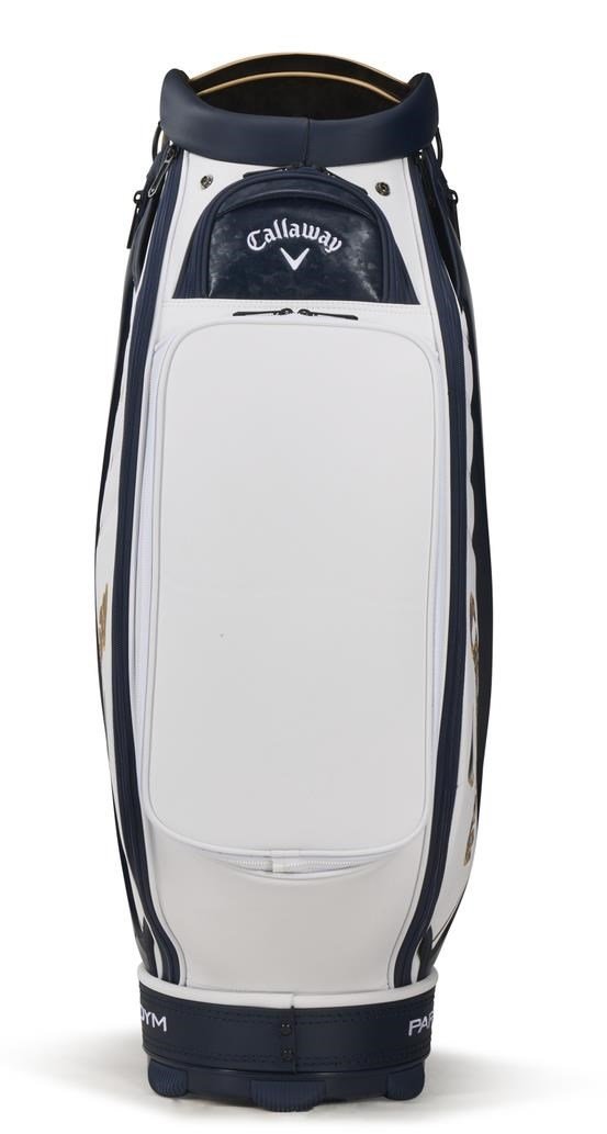Callaway Paradym Staffbag, dunkelblau/weiss/gold