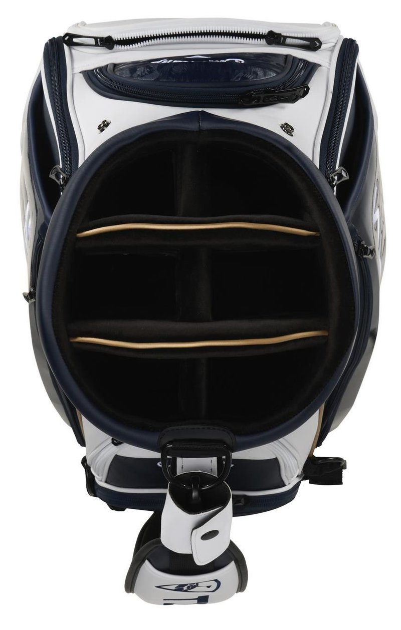 Callaway Paradym Staffbag, dunkelblau/weiss/gold
