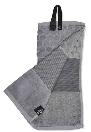 Callaway Tri-Fold Golf Handtuch, grau