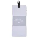 Callaway Tri-Fold Golf Handtuch, weiss