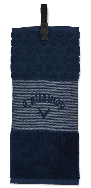 Callaway Tri-Fold Golf Handtuch, dunkelblau