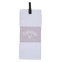 Callaway Tri-Fold Golf Handtuch, mavue/white