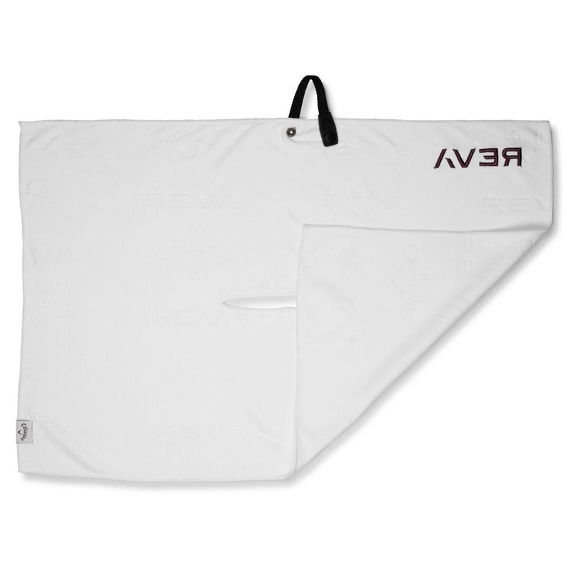 Callaway Reva Microfiber Golfhandtuch, weiss