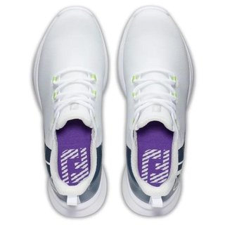 FootJoy Fuel Sport Damen Golfschuhe, weiss/dunkelblau