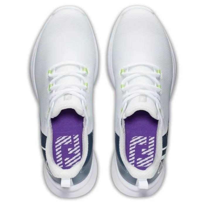 FootJoy Fuel Sport Damen Golfschuhe, weiss/dunkelblau
