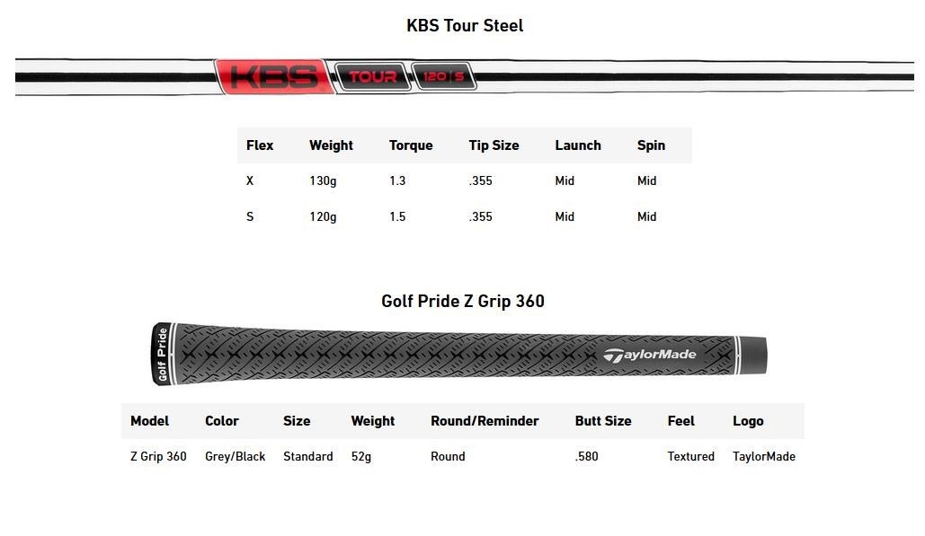 TaylorMade P7MC Herren Eisen, Stahl