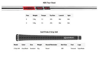 TaylorMade P7MC Herren Eisen, Stahl