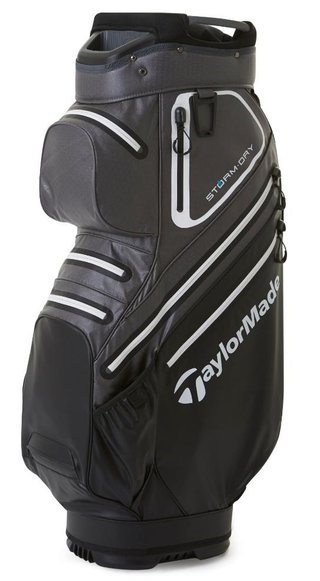 TaylorMade Storm-Dry Waterproof Cartbag, schwarz/grau