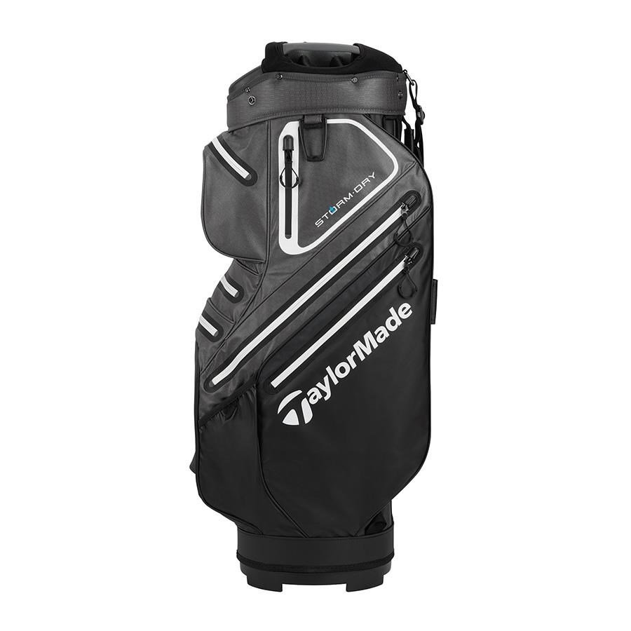 TaylorMade Storm-Dry Waterproof Cartbag, schwarz/grau