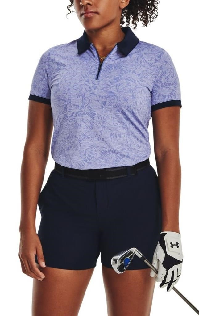 Under Armour Playoff Damen Poloshirt, baja blue