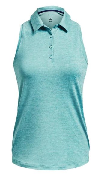 Under Armour Playoff Sleeveless Damen Poloshirt, blau