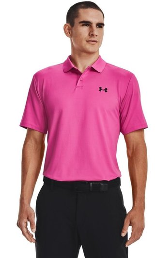 Under Armour Performance 3.0 Herren Poloshirt, rosa