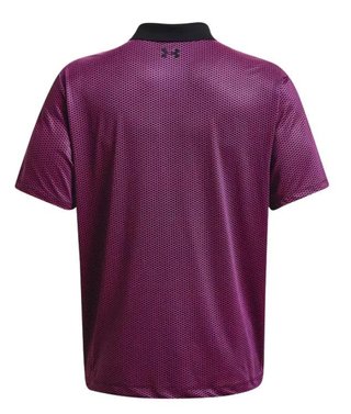 Under Armour Performance 3.0 Printed Herren Poloshirt, schwarz/rosa