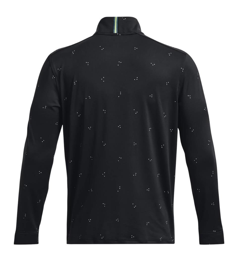 Under Armour Playoff Printed 1/4 Zip Herren Sweatshirt, schwarz
