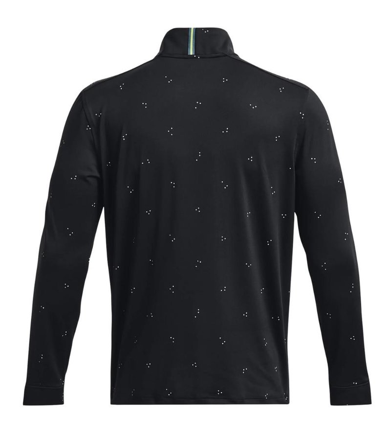 Under Armour Playoff Printed 1/4 Zip Herren Sweatshirt, schwarz