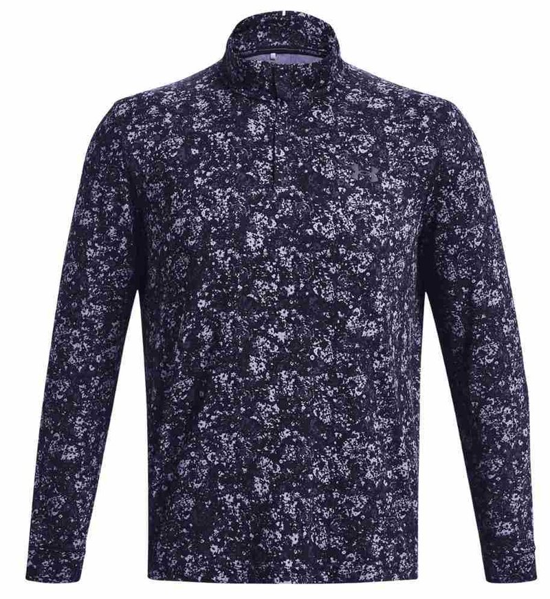 Under Armour Playoff Printed 1/4 Zip Herren Sweatshirt, dunkelblau