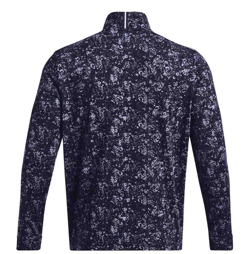 Under Armour Playoff Printed 1/4 Zip Herren Sweatshirt, dunkelblau