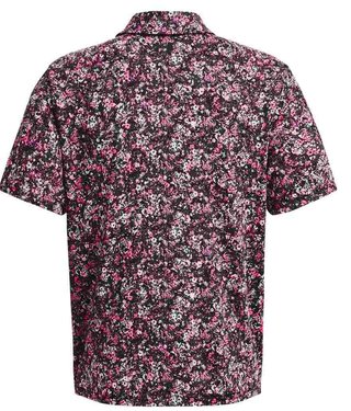 Under Armour Playoff 3.0 Printed Herren Poloshirt, schwarz/rosa