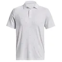 Under Armour Playoff 3.0 Printed Herren Poloshirt, weiss/blau