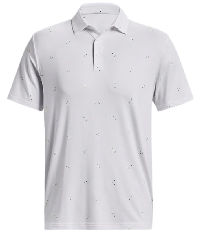 Under Armour Playoff 3.0 Printed Herren Poloshirt, weiss/blau
