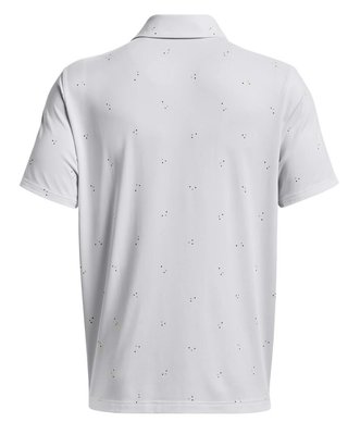 Under Armour Playoff 3.0 Printed Herren Poloshirt, weiss/blau