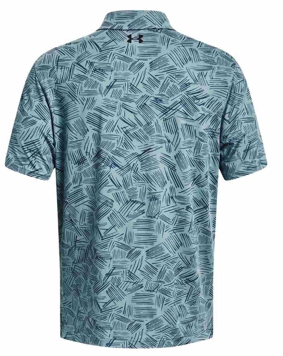 Under Armour Playoff 3.0 Printed Herren Poloshirt, blau