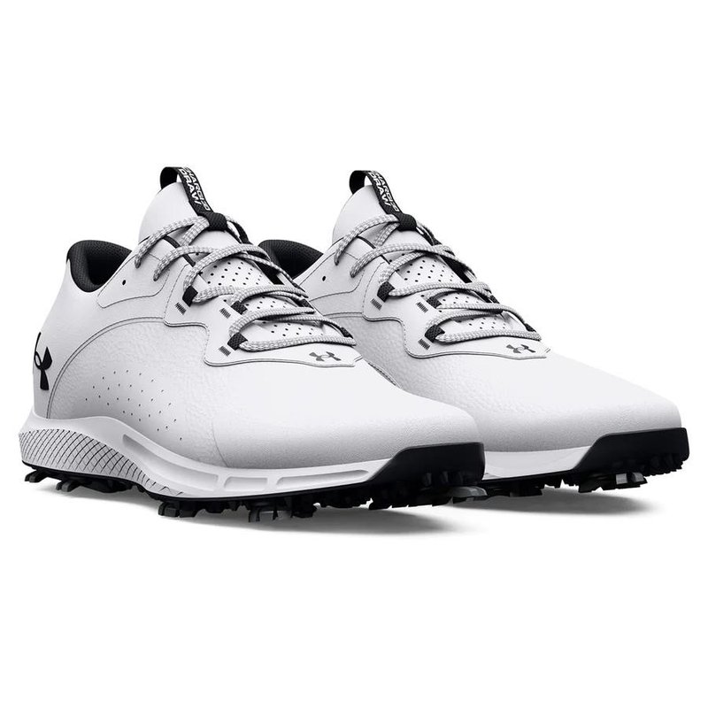 Under Armour Charged Draw 2 Wide Herren Golfschuhe, weiss