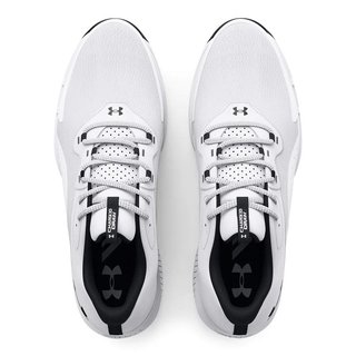 Under Armour Charged Draw 2 Wide Herren Golfschuhe, weiss