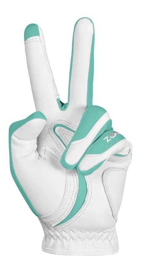 Zoom Hybrid Damen Handschuh, weiss/mint