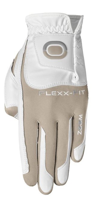 Zoom Hybrid Damen Handschuh, weiss/beige